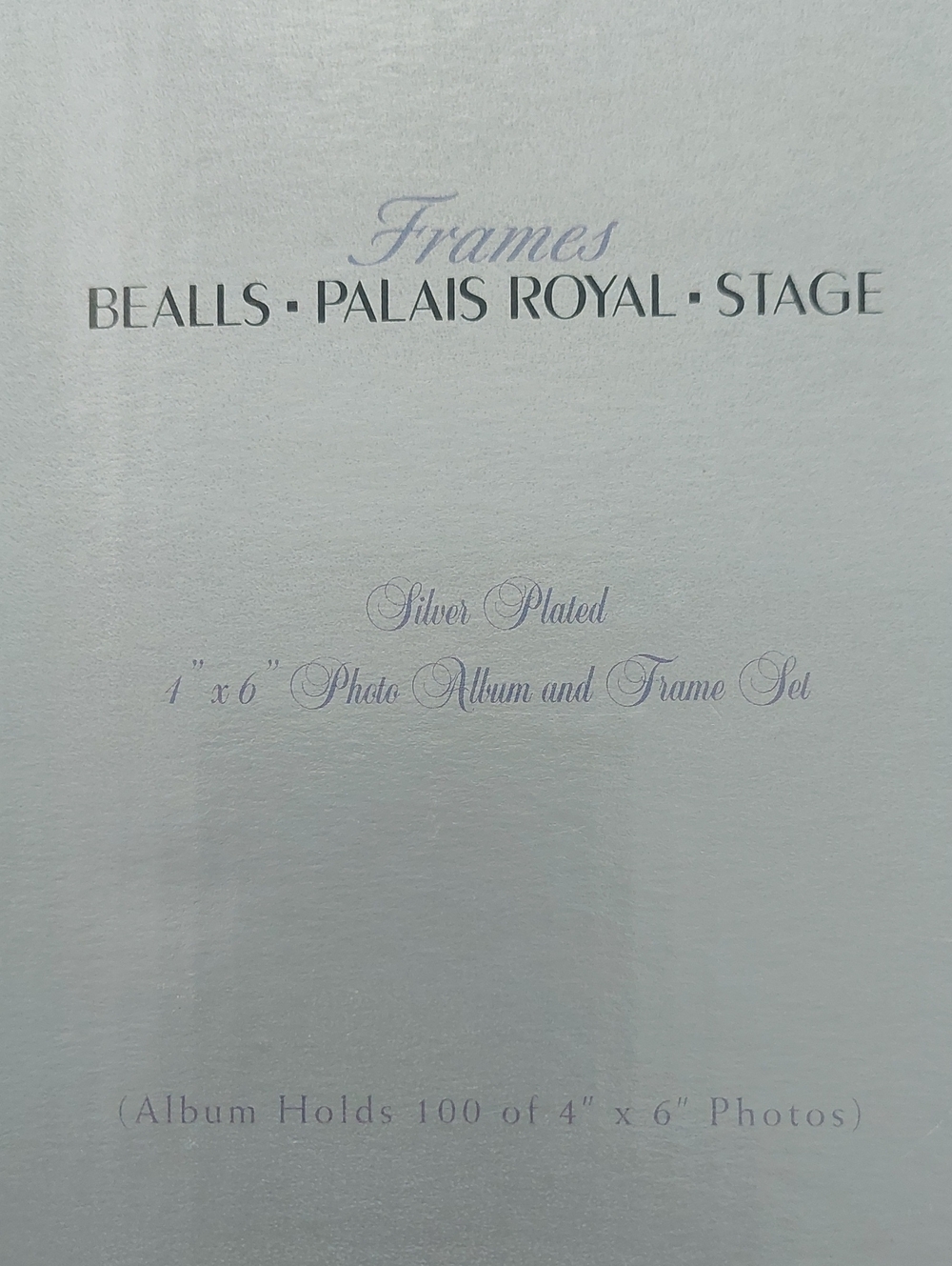 Silver-Plated Rose Photo Album & Frame Set NIB - Picture 12 of 13